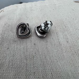 James Avery heart earrings